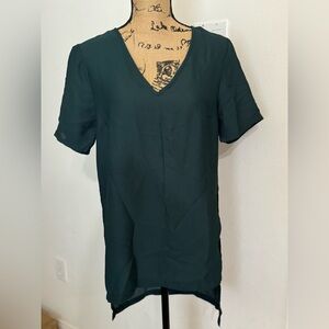 Live 4 Truth Green Sheer High Low Top